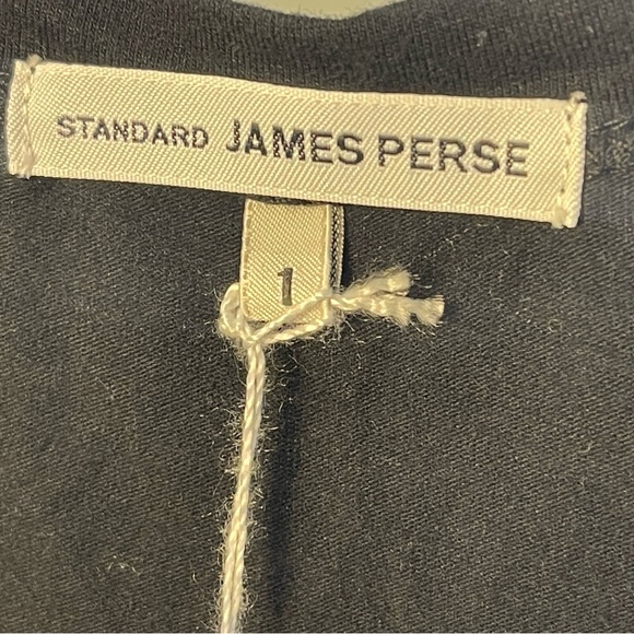 Standard James Perse Black Midi Dress, Elevated Basics, Beachy, Summer, 1/ S - Picture 6 of 6